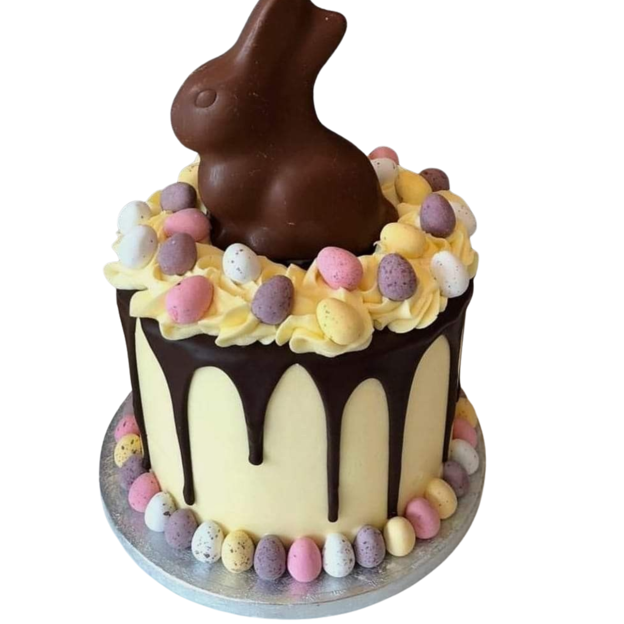 Chocolate Bunny Drip Cake